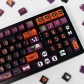 Halloween 104+31 XDA-like Profile Keycap Set Cherry MX PBT Dye-subbed for Mechanical Gaming Keyboard